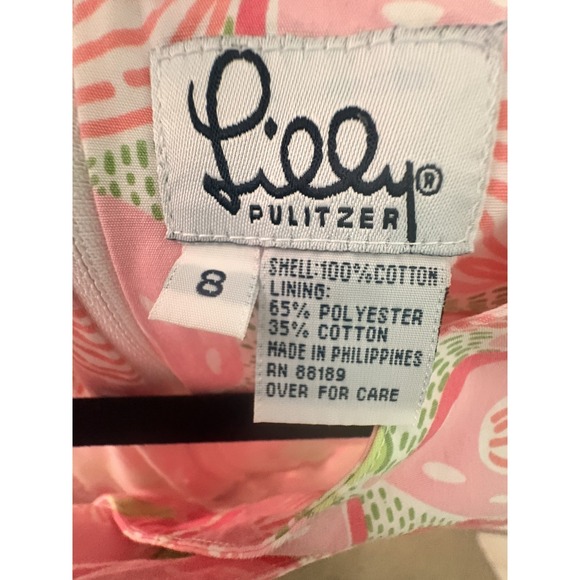 Lilly Pulitzer Vintage Mango Momma Dress Girls size 8 - Picture 6 of 7